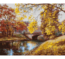 Slikanje po brojevima "Jesenski krajolik" 40x50 IDY KH2879