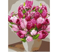 Slikanje po brojevima "Lagani tulipani" 40x50 IDY KH3006 Slikanje po brojevima "Lagani tulipani" 40x50 IDY KH3006