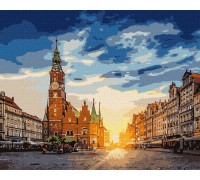 Slika po brojevima "Šarmantni Wroclaw" na platnu 40x50 IDY KH3608