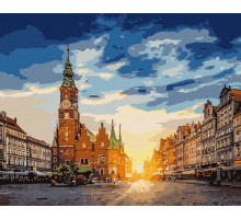 Slika po brojevima "Šarmantni Wroclaw" na platnu 40x50 IDY KH3608