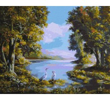 Slikanje po brojevima "Šumska tišina" 40x50 IDY KH4344
