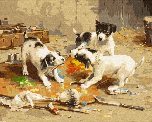 Slika po brojevima "Mali umjetnici" 40x50 IDY KH4357