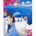 Slika po brojevima "Putovanje na Santorini" na platnu 40x50 IDY KHO4794