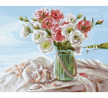 Slikanje po brojevima "Mrtva priroda uz more" 40x50 IDY KH5609