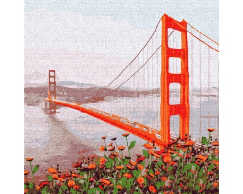 Slikanje po brojevima "Jutro San Francisco" 50x50 IDY KHO3596