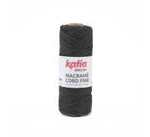 Macramé Cord Fine - 202 Anthracite Grey