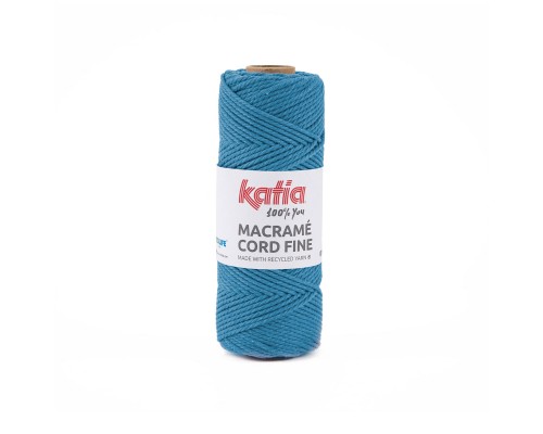 Macramé Cord Fine - 210 Blue