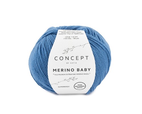 Merino Baby - 44 Medium Blue