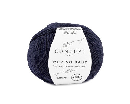 Merino Baby - 5 Very Dark Blue