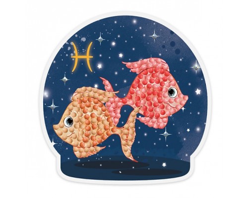 Oslikavanje cirkonima FREYJA ALVM-064 magnet "Riba" 9 Х 9