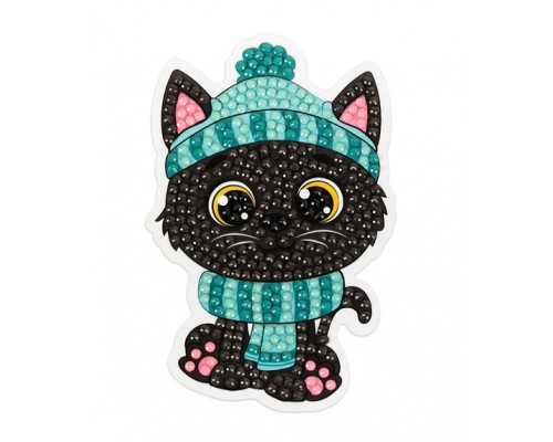 Oslikavanje cirkonima FREYJA ALVM-087 magnet "Mačka u kapi" 7 Х 10,5