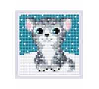 Oslikavanje cirkonima RIOLIS AM0080 "Pahuljica" 10 х 10 Oslikavanje cirkonima RIOLIS AM0080 "Pahuljica" 10 х 10