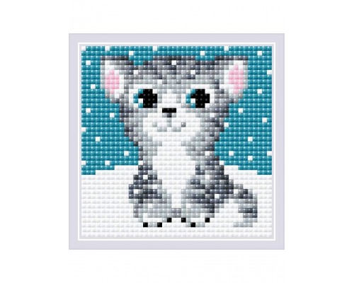 Oslikavanje cirkonima RIOLIS AM0080 "Pahuljica" 10 х 10