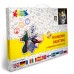 Oslikavanje cirkonima "TSVETNOY" LG232e "Modna lobanja" 50 х 40 cm