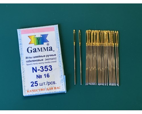 Set Igala 25 kom za gobelen/tepih 52 mm №16 tupi kraj "Gamma" N-353