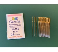 Set Igala 25 kom za gobelen za vez 45 mm №20 tupi kraj "Gamma" N-355