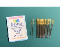 Set Igala 25 kom za gobelen za vez 40.5 mm №22 tupi kraj"Gamma" N-356