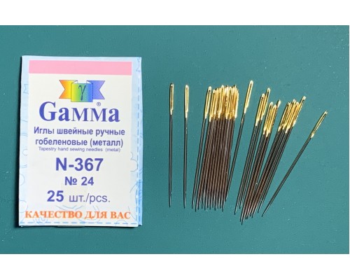 Set Igala 25 kom za gobelen za vez 37 mm №24 oštar "Gamma" N-367