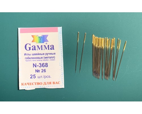 Set Igala 25 kom za gobelen za vez 34 mm №26 oštar "Gamma" N-368