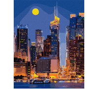Slikanje po brojevima "Manhattanu ulice" 40x50 IDY KH3611