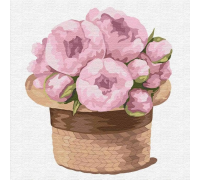 Slikanje po brojevima "Šarmantni bouket boufera" 30x30 IDY KHO2350
