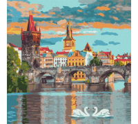 Slika po brojevima "Večernja Praga" 40х40 IDY KHO3616