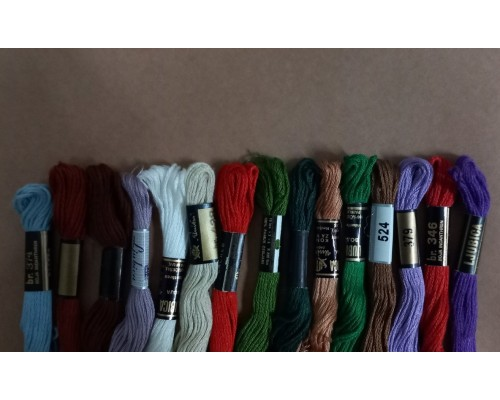 Set Muline Ljubica, 100% pamuk, 8m MIX-L8 15 kom WLD-L8
