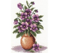 Set za vez "Buket Pansies" 17.5 х 25cm PANNA GMA C-0154