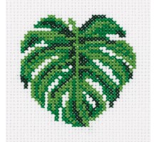 Set za vez "Monstera" 9 x 9,5cm Klart GMA 12-012