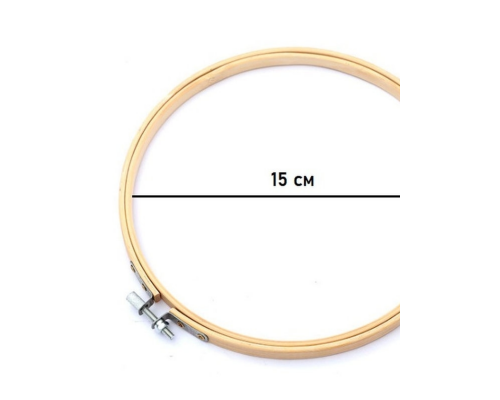 Đerđef-okvir za vez Drvo bukve okrugli 15 cm; 02WLD-088