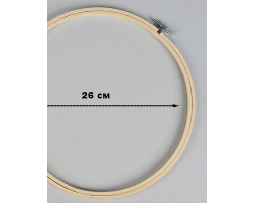 Đerđef-okvir za vez. Drvo Bambus okrugli 26 cm sa vijkom 02WLD-090